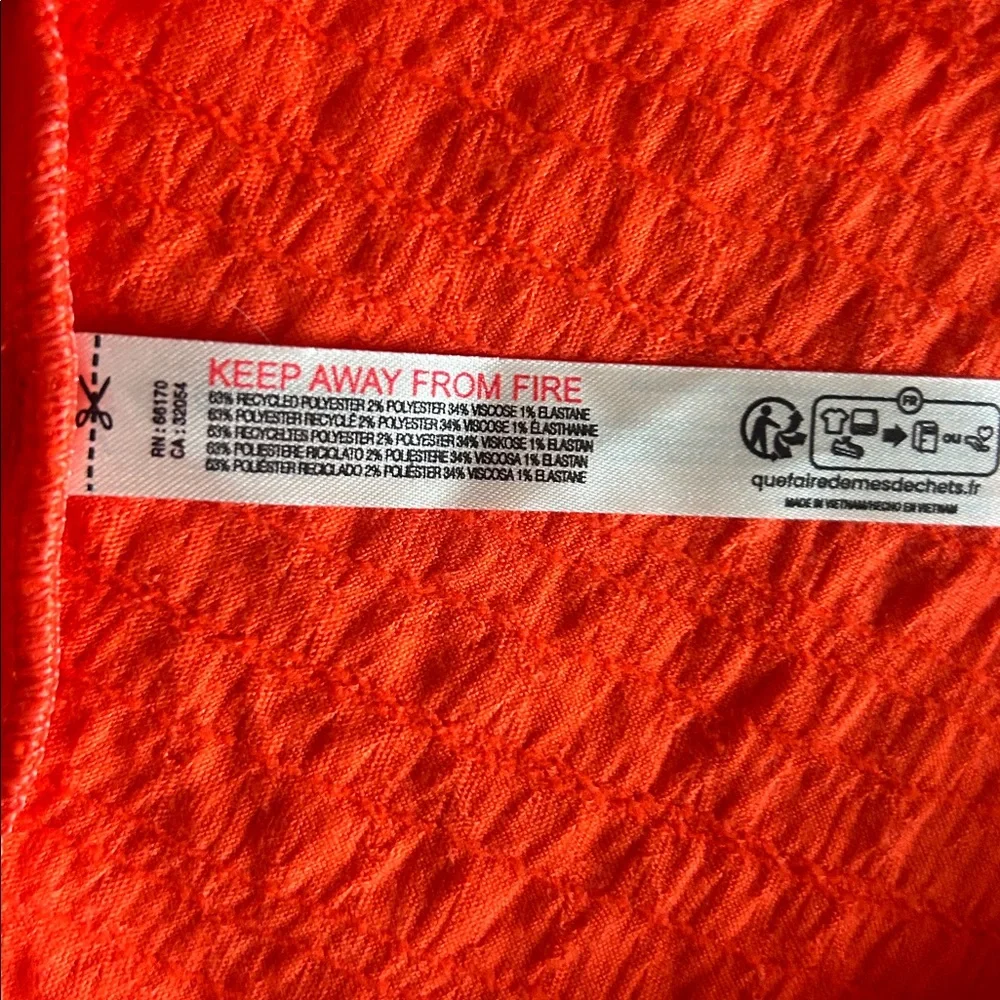 Free people Elegant Orange Maxi Dress Length 58 inches excellent condition - Picture 3 of 9